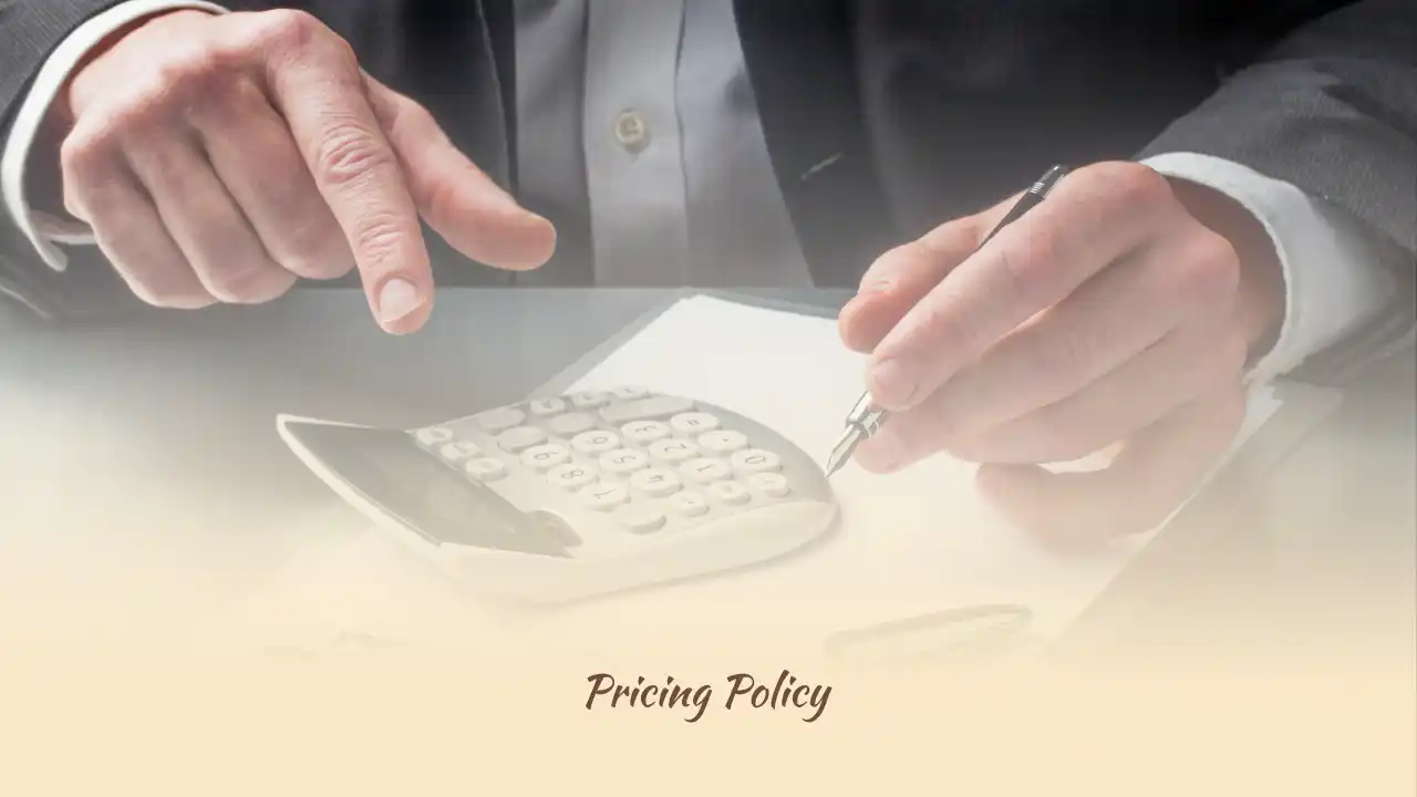 Pricing Policy